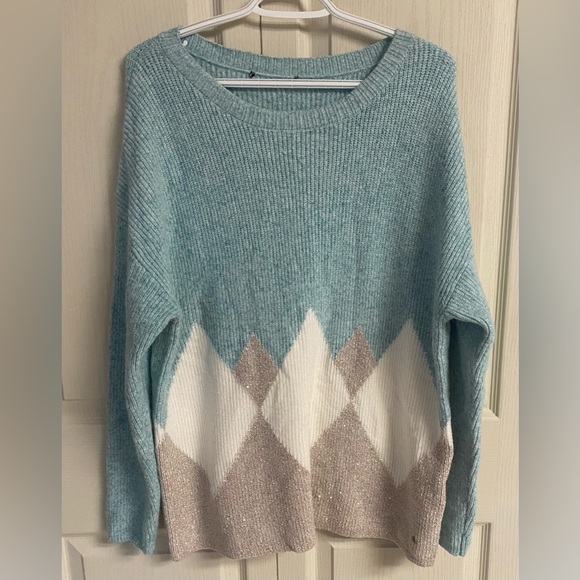 Olsen Germany multicolour sweater Size XL - Picture 2 of 7